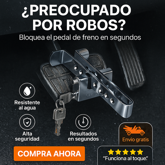 🛡️Traba pedal Premium🛡️Protege tu auto, Protege Tu Paz