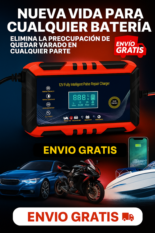 Cargador Inteligente De Baterías Auto