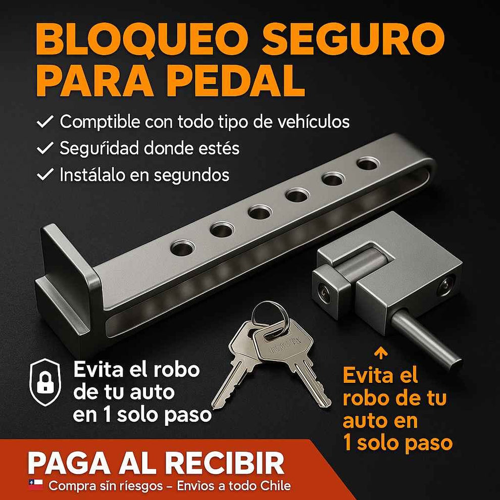 🛡️Traba pedal Premium🛡️Protege tu auto, Protege Tu Paz