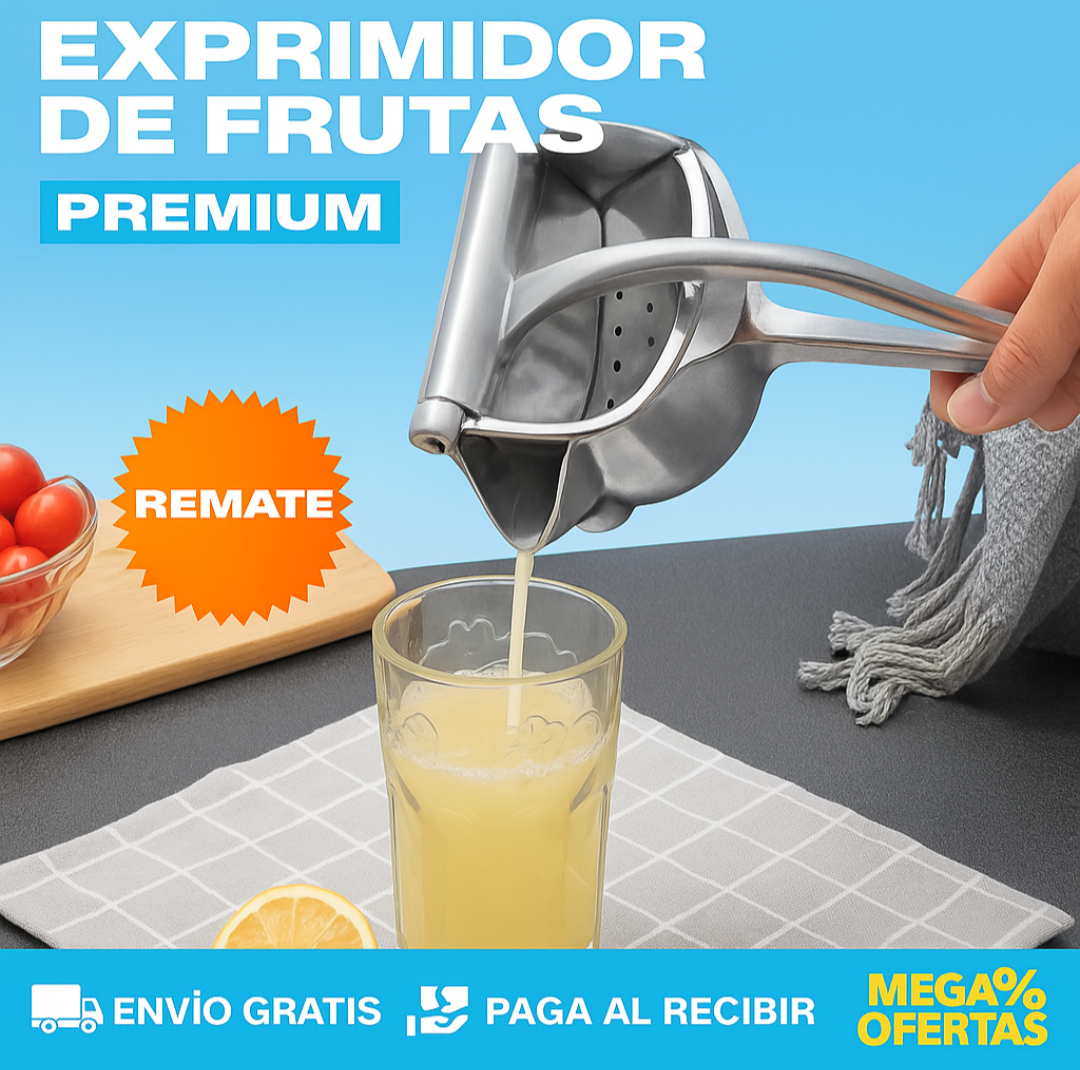 Exprimidor Acero forjado- exprime vida saca todo